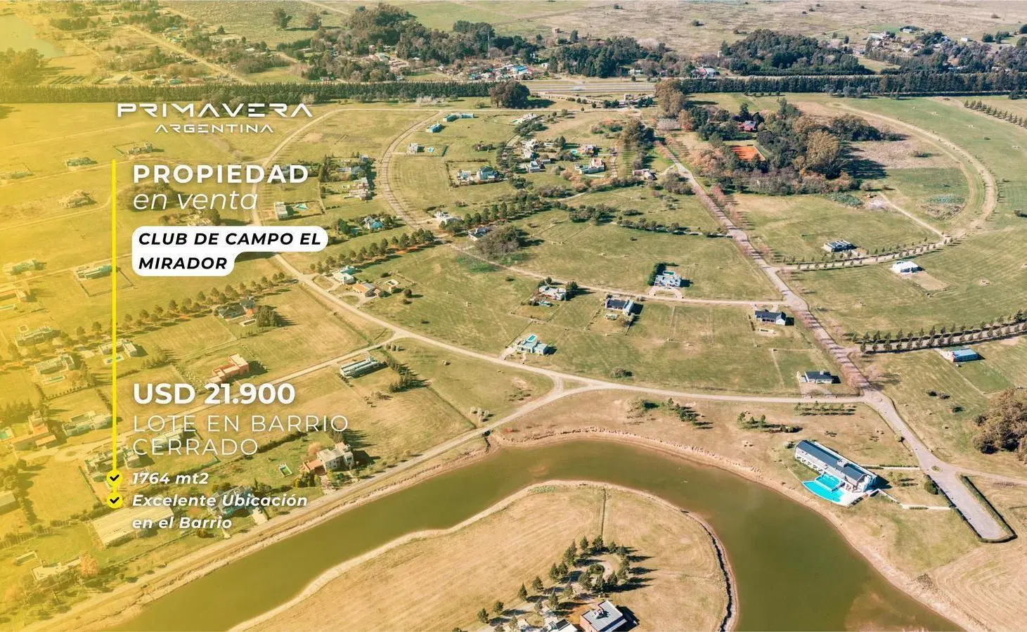 Oportunidad · Lote · 1764 metros · Club de Campo El Mirador 1