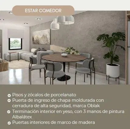 Duplex en venta Docta 5