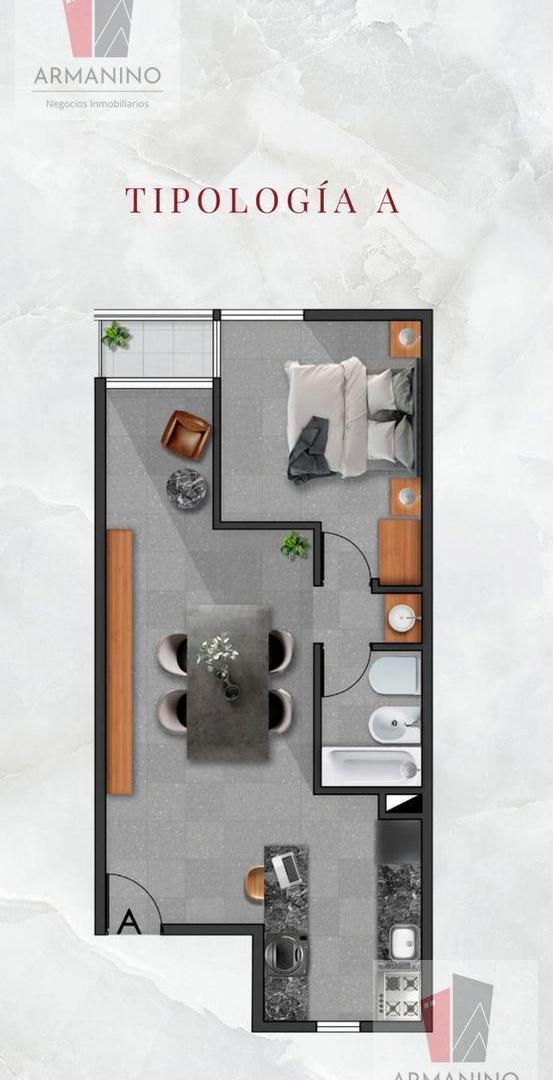Foto de Departamentos en Venta. Entrega feb/marzo 2027. Alberdi. 1 Dormitorio, imagen 2