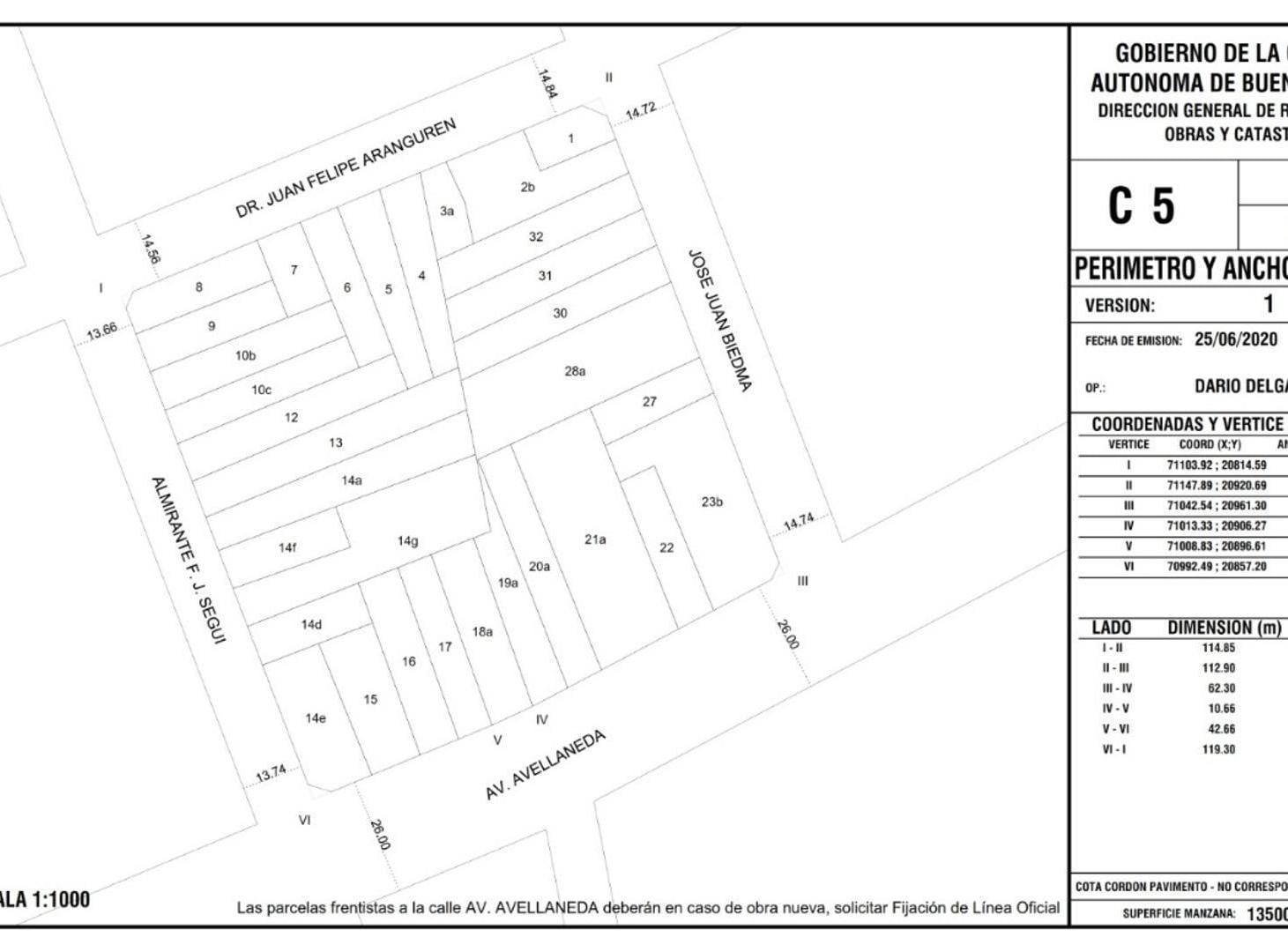 Foto de Venta Lote Terreno Caballito Cerca Flores Para Desarrollo, imagen 5