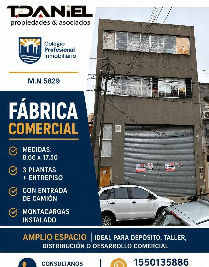 Fabrica Deposito Galpon Flores Floresta Zona Textil 500m2 Entrada de camion c/montacargas 2