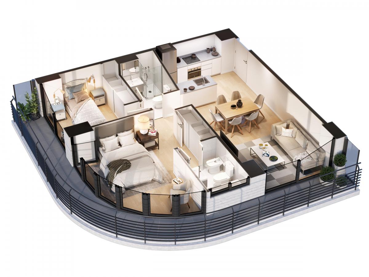 Genial Departamento 3 Ambientes en Barracas! 4