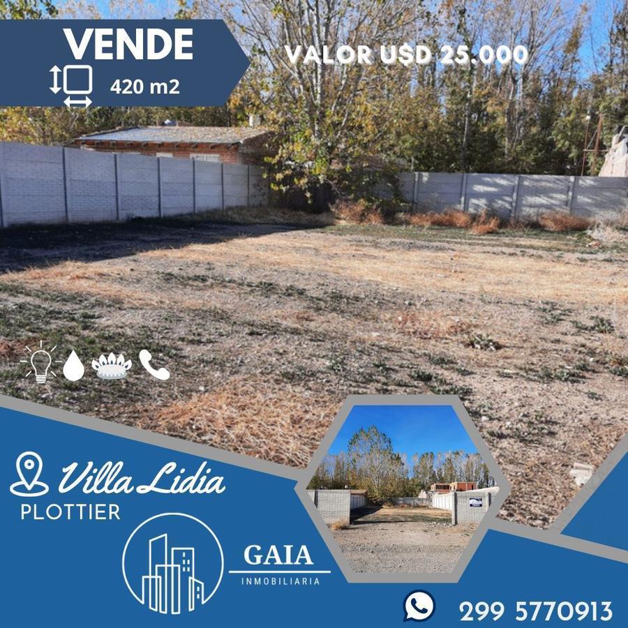 Terreno de 420 m² en Villa Lidia - Plottier 1