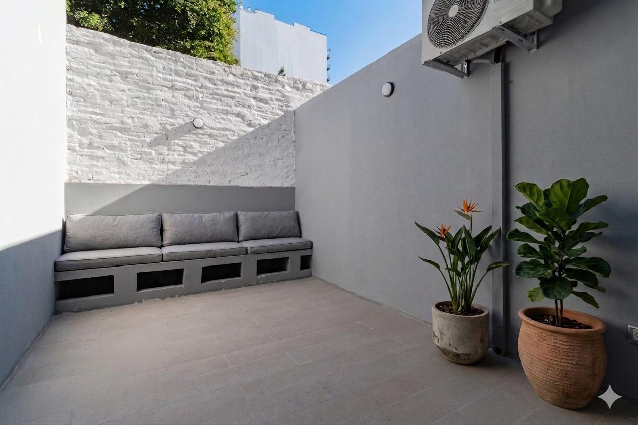 Departamento Monoambiente Alquiler Belgrano a Estrenar Piscina SUM Parrilla Terraza Verde