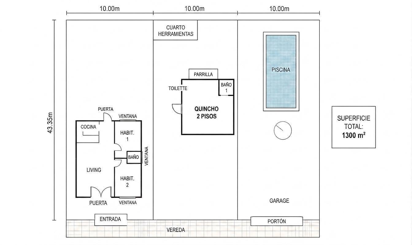 casa quinta lote 5 amb venta pontevedra quincho piscina