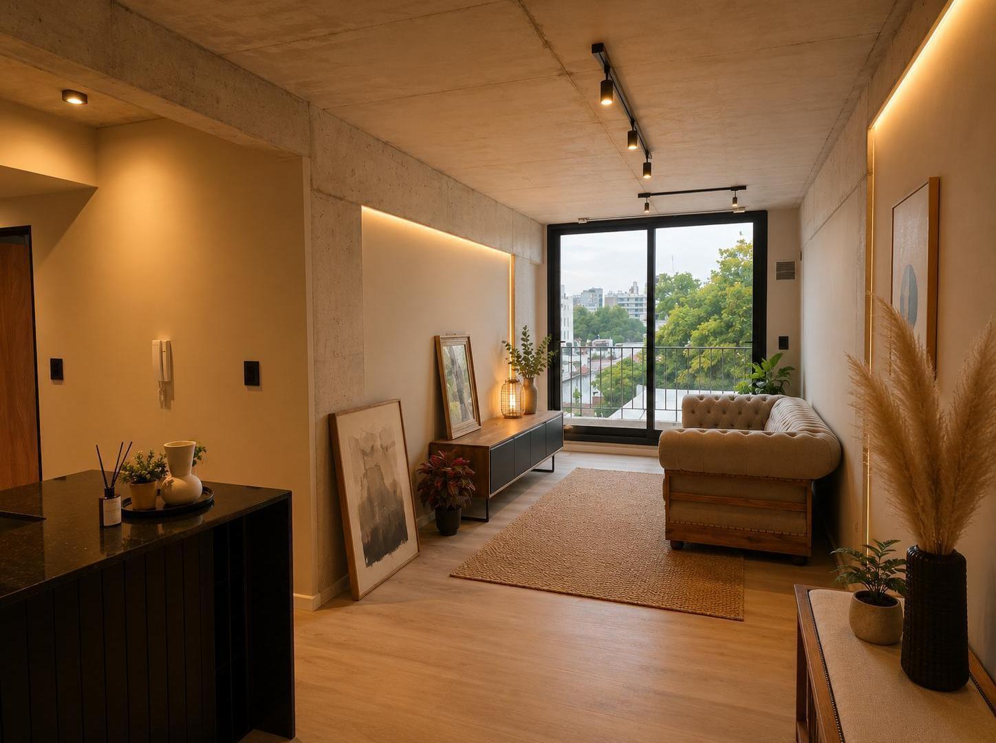 Departamento 2 Dormitorios con balcon piso 4  full amenities - Brown 2700,  Pichincha Rosario