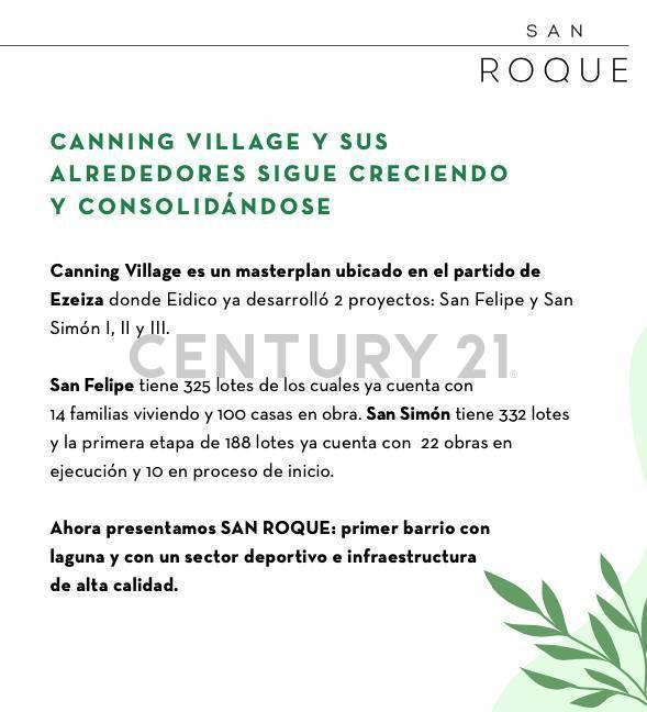 Foto de Lote en Venta Barrio San Roque Canning Ezeiza EIDICO, imagen 5