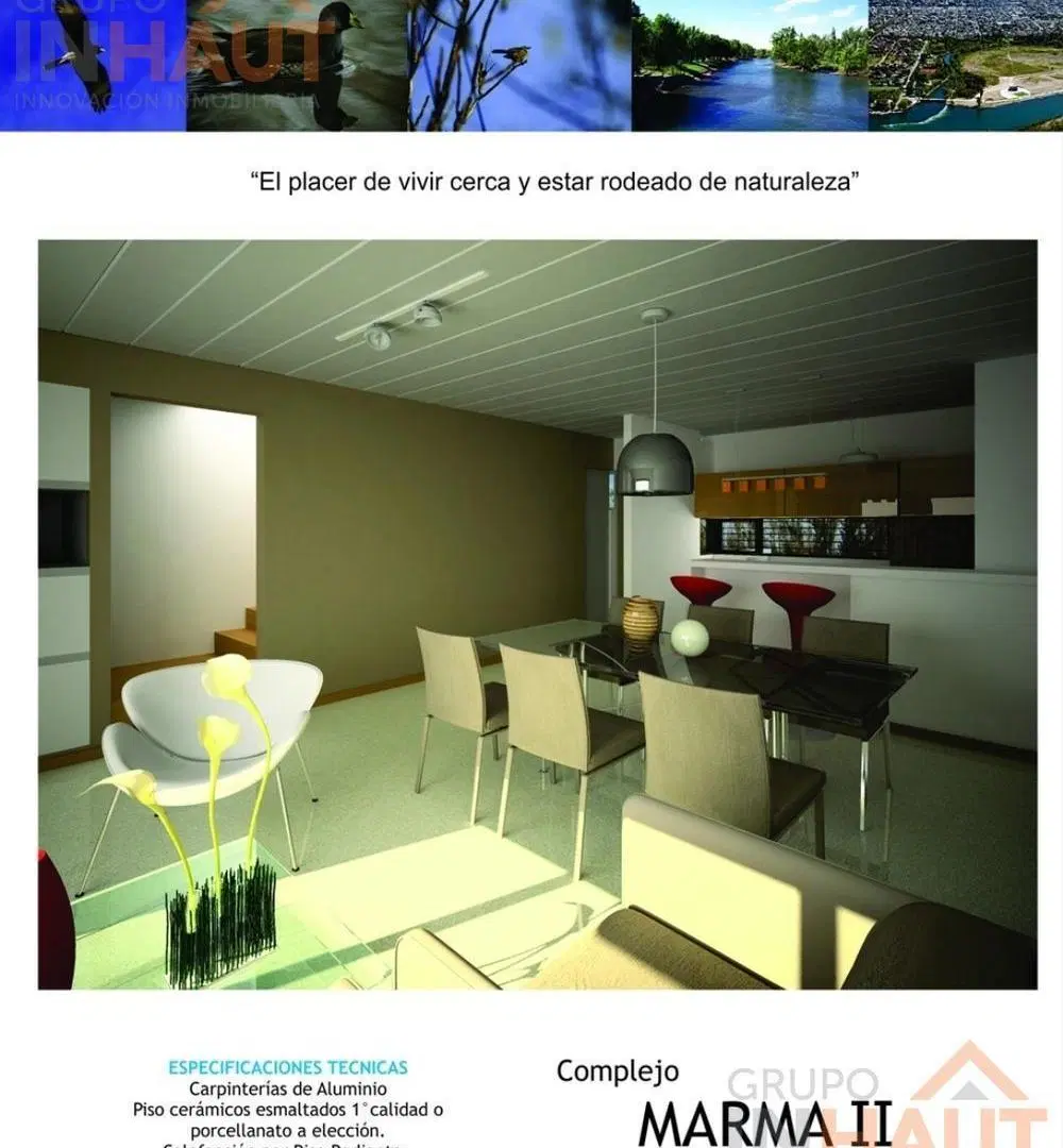 Duplex 3 dormitorios  a estrenar en barrio confluencia 3