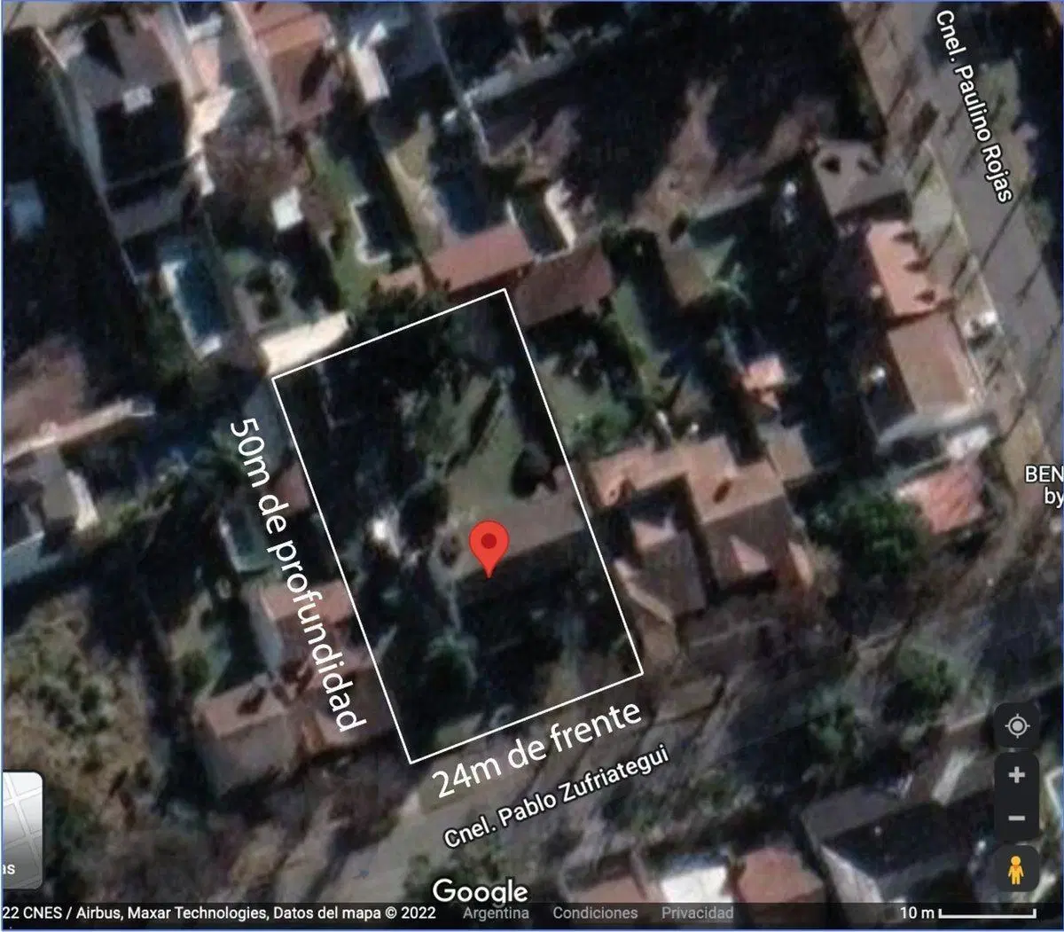 Venta Lote 2500 m2 Construibles en Ituzaingó Norte 5