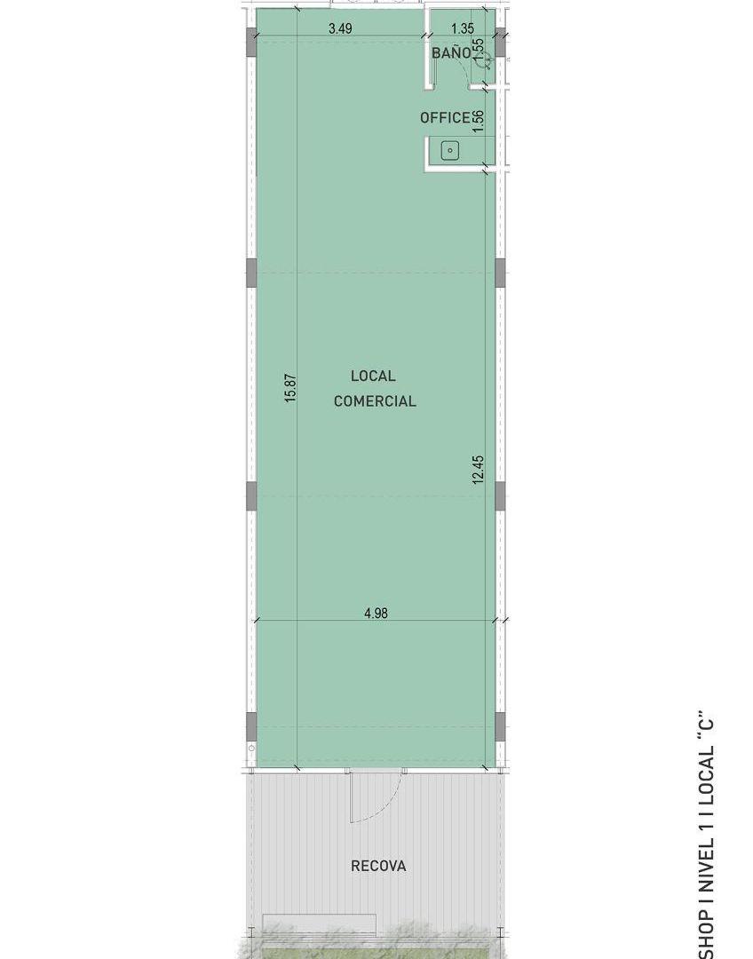 Local en Centro Comercial y Corporativo - ACCANTO - Nuevo Malagueño - Local N1-107