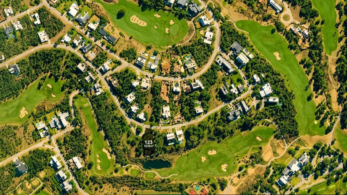 Foto de Lote Fondo Golf en Estancia El Terrón | 1.838 m² sobre el hoyo 18, imagen 2