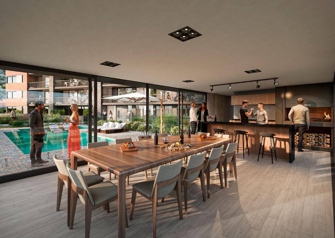 Foto de Departamento de 1 Dormitorio en Suite con Terraza y Asador | Edificio, imagen 4