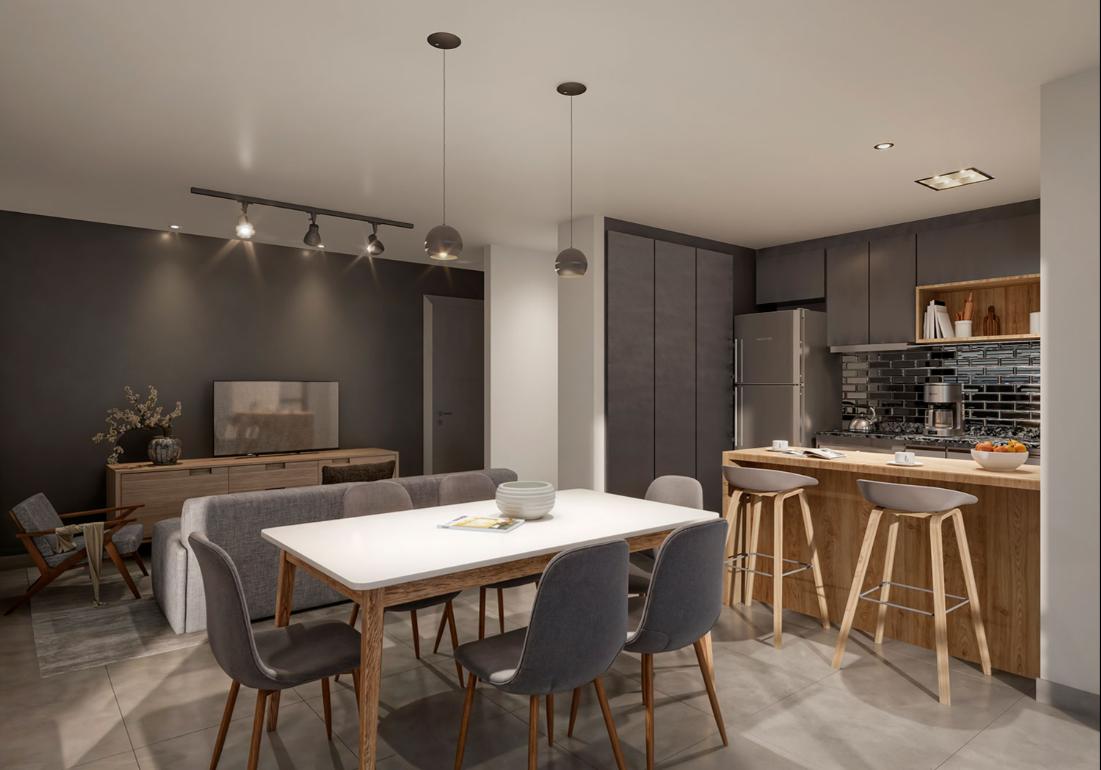 Foto de Departamento de 2 Dormitorios con Terraza y Asador | Edificio VIEW |, imagen 5