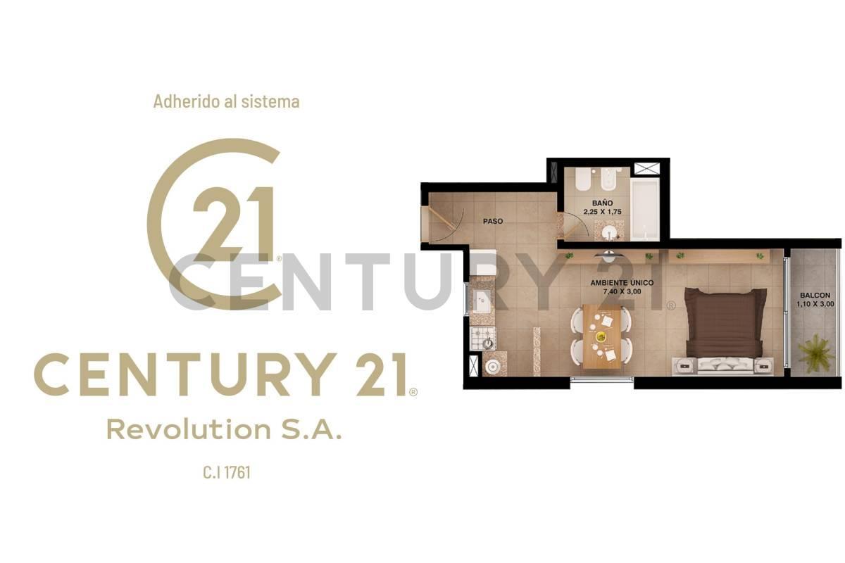 Venta Monoambiente con amenities en Abasto, Rosario