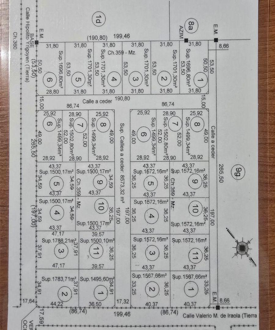 Foto de Terreno / Lote en venta de 1500m2 ubicado en Saladillo, imagen 3