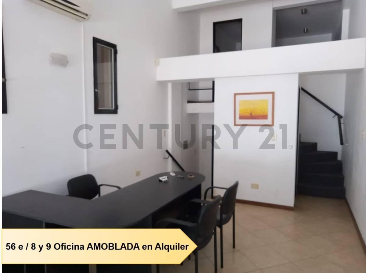 56 entre 8 y 9. Oficina en alquiler