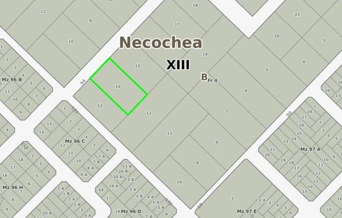 TERRENO EN VENTA DE 2625M2 ZONA PARQUE, NECOCHEA 5