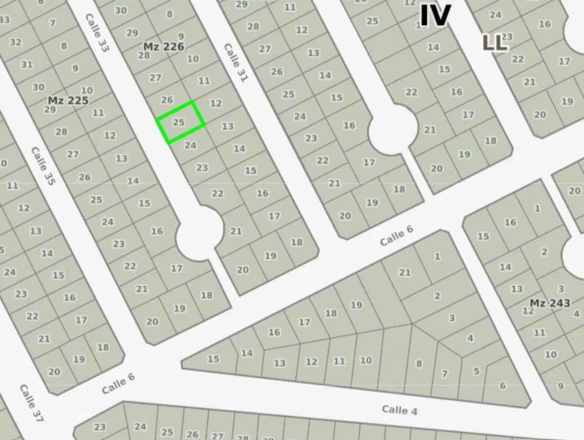 VENTA LOTE 375 MT. TRES CUADRAS DEL MAR,MARQUESADO 3