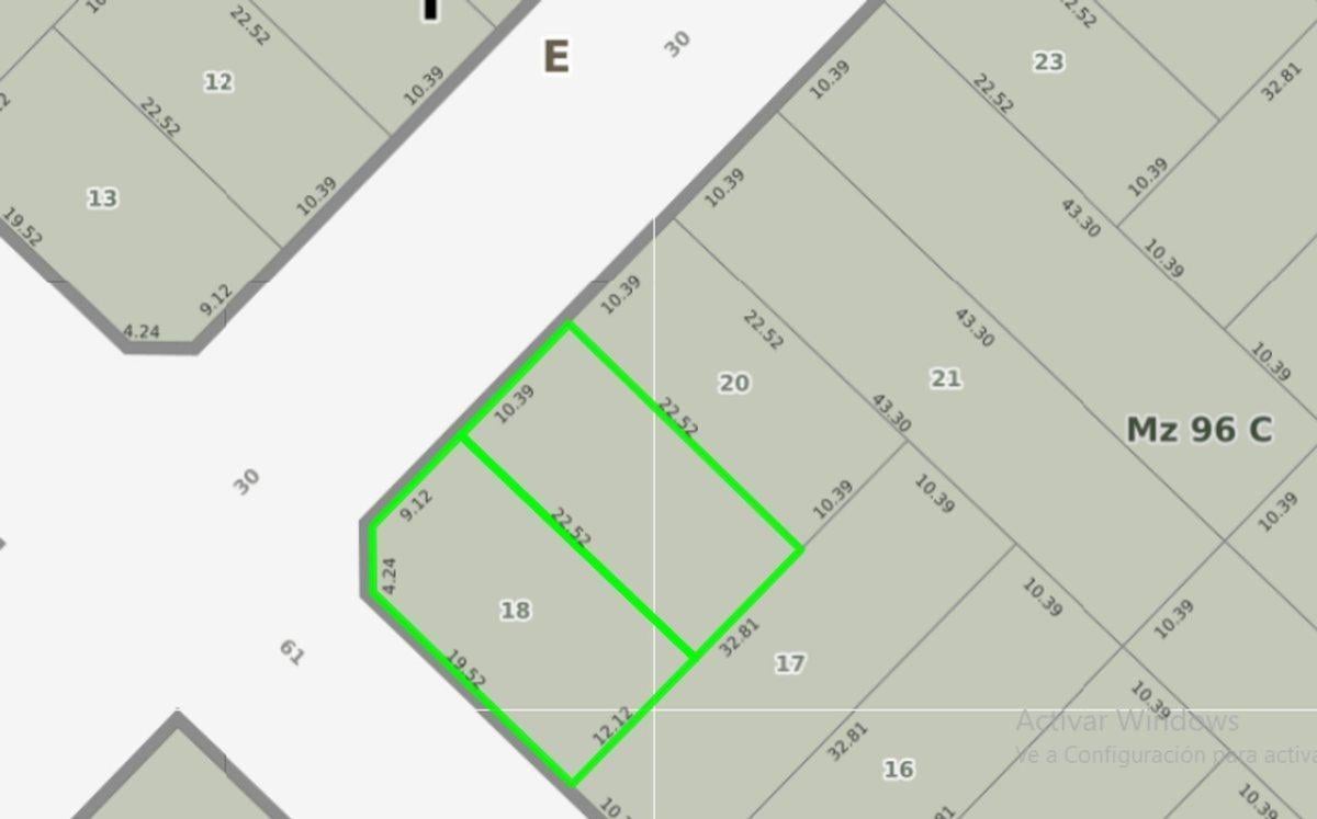 VENTA en BLOCK 2 LOTES 502 M2