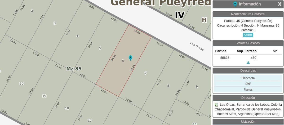 Foto de VENTA LOTE A 2 CUADRAS DEL MAR, BARRANCA LOS LOBOS, imagen 1