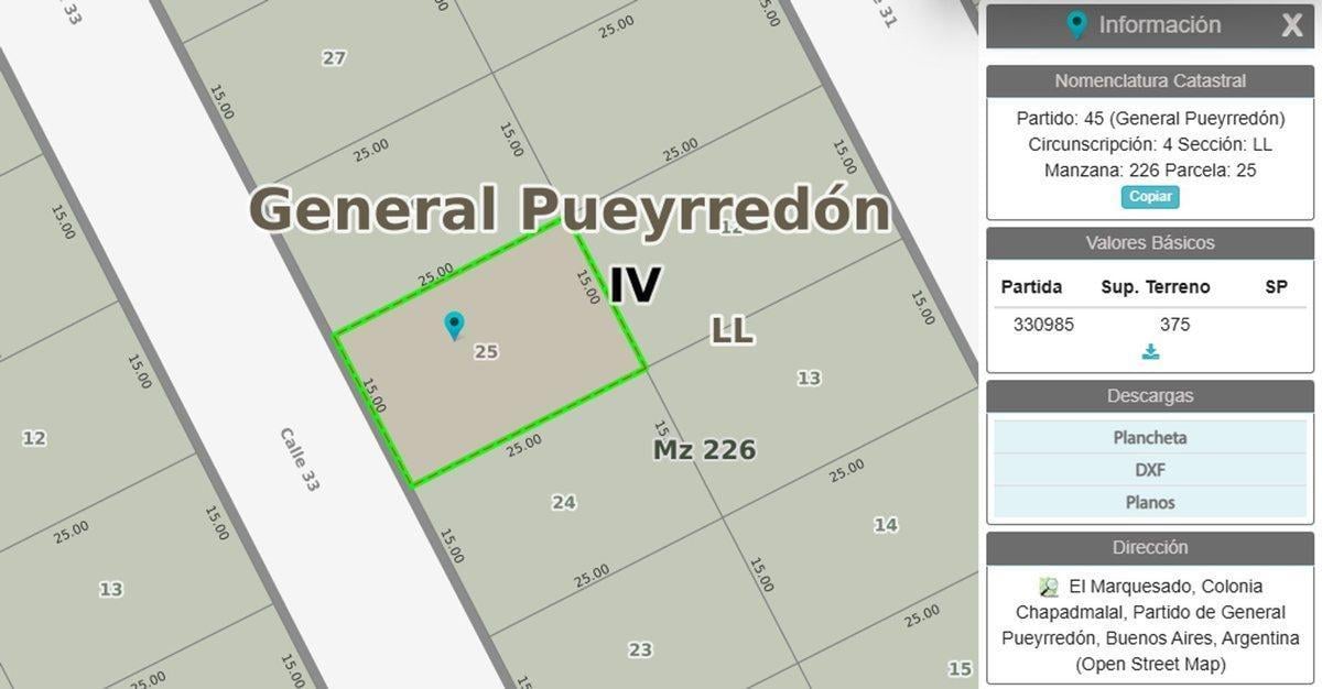Foto de VENTA LOTE 375 MT. TRES CUADRAS DEL MAR,MARQUESADO, imagen 2
