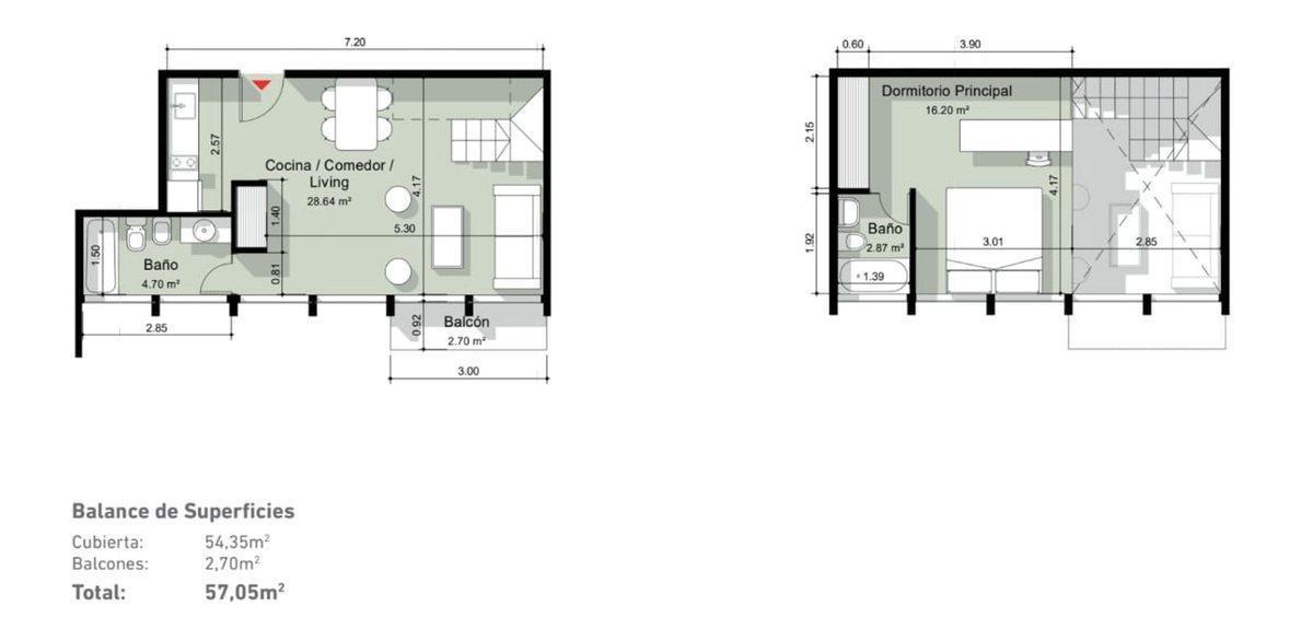 VENTA DEPARTAMENTO 2 AMB, DUPLEX VICENTE LOPEZ