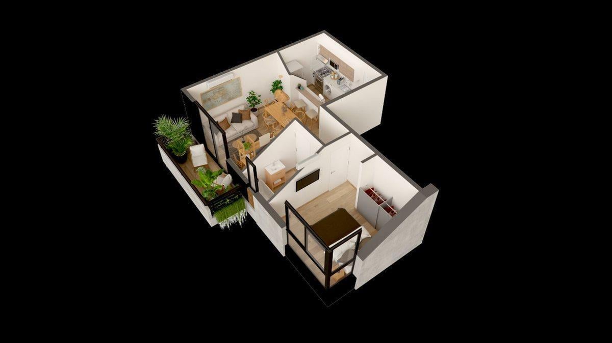 VENTA DOS AMB. C/ BALCON Y PARRILA - VILLA URQUIZA