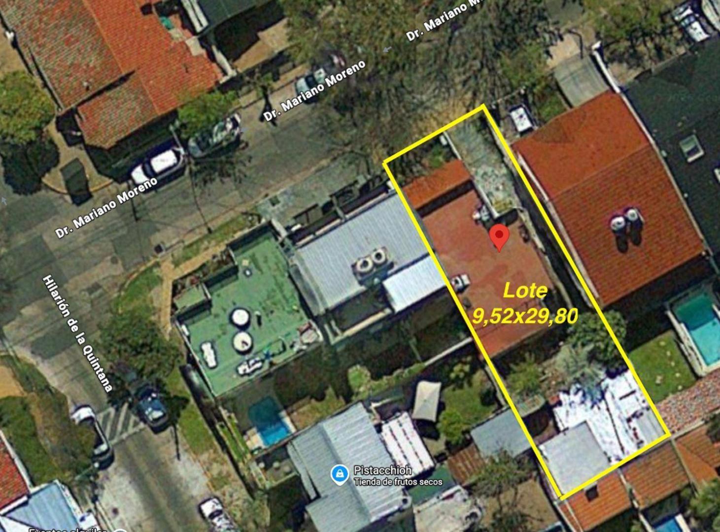 Foto de VENTA LOTE 9,52x29,80m ideal Desarrollo en Olivos, imagen 4