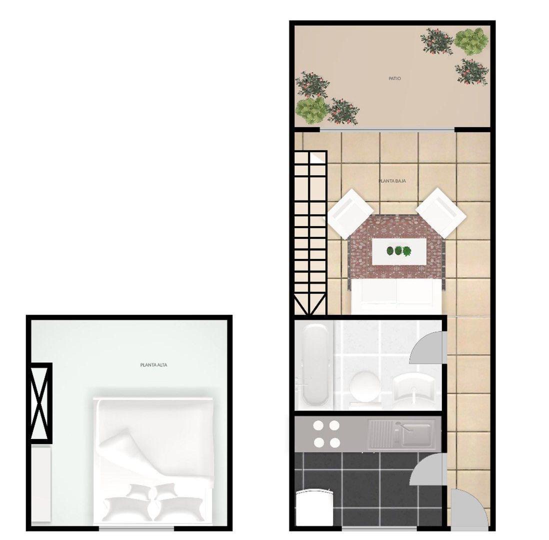 Foto de Venta PH 2 amb. c/ patio Lanús APTO CRÉDITO, imagen 2