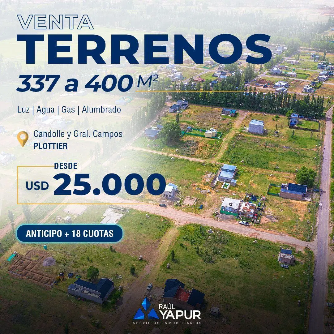 VENTA TERRENOS PLOTTIER | LOS CEREZOS II 3