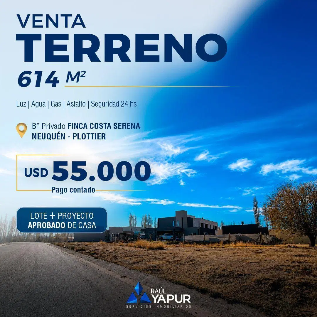 TERRENO EN ESQUINA | FINCA COSTA SERENA 2