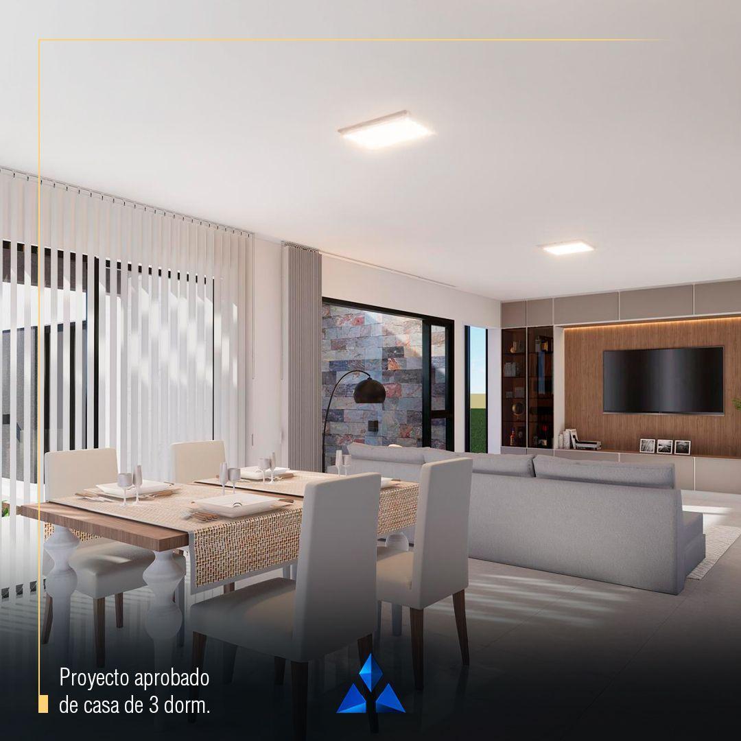 Lote en esquina con servicios completos y proyecto aprobado, listo para construi