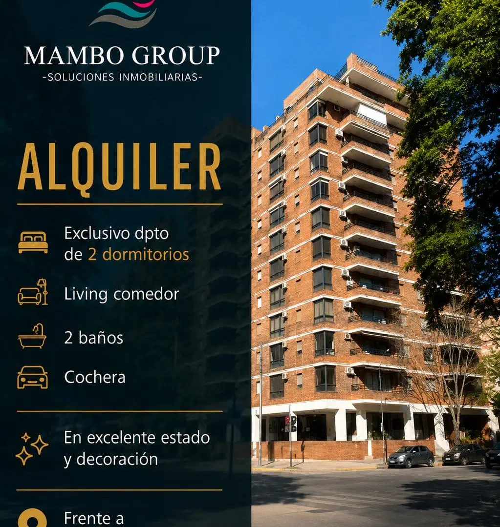 DEPARTAMENTO PREMIUM EN ALQUILER | PLAZA URQUIZA 3