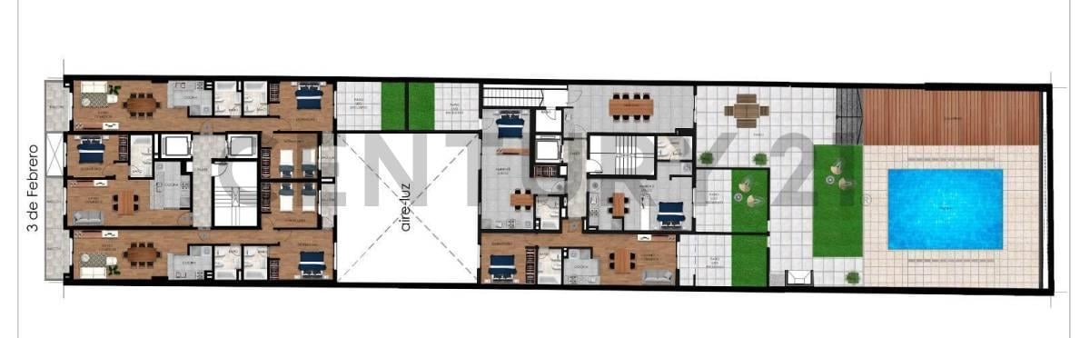 Foto de VENTA DEPARTAMENTOA ESTRENAR, UN DORMITORIO CON PATIO, BARRIO, imagen 5