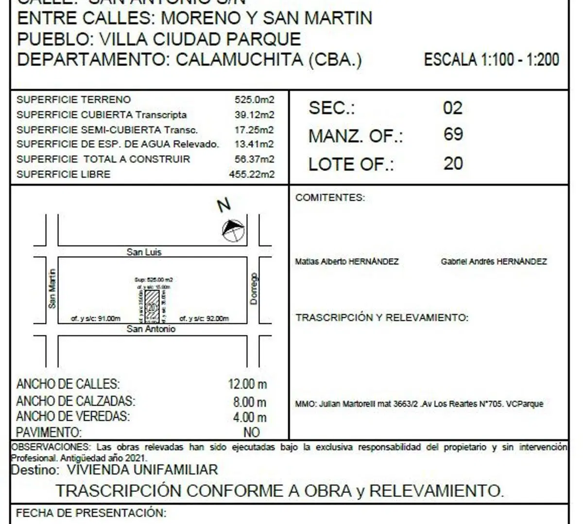 Plano 1