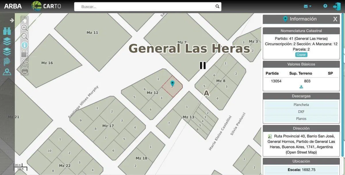 VENTA LOTE GRAL LAS HERAS SOBRE RUTA 40 3