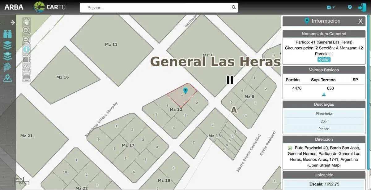 VENTA LOTE GRAL LAS HERAS SOBRE RUTA 40 4