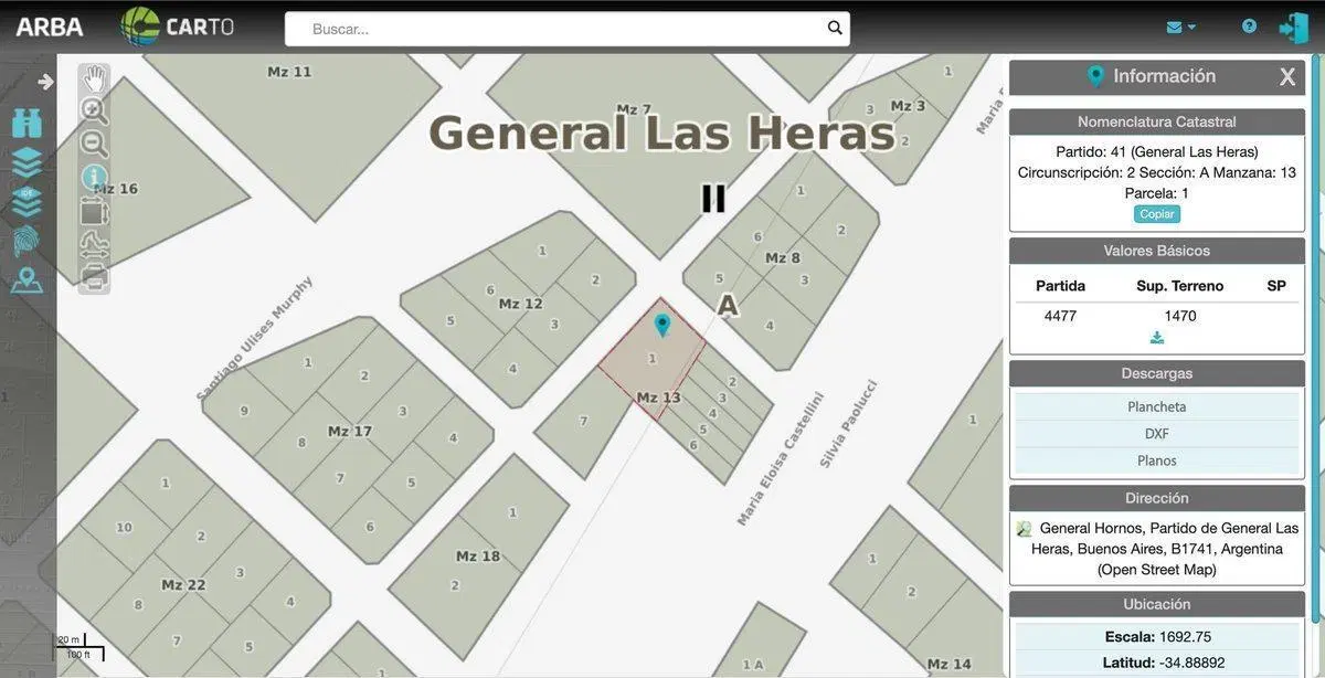 VENTA LOTE GRAL LAS HERAS A METROS DE RUTA 40 3