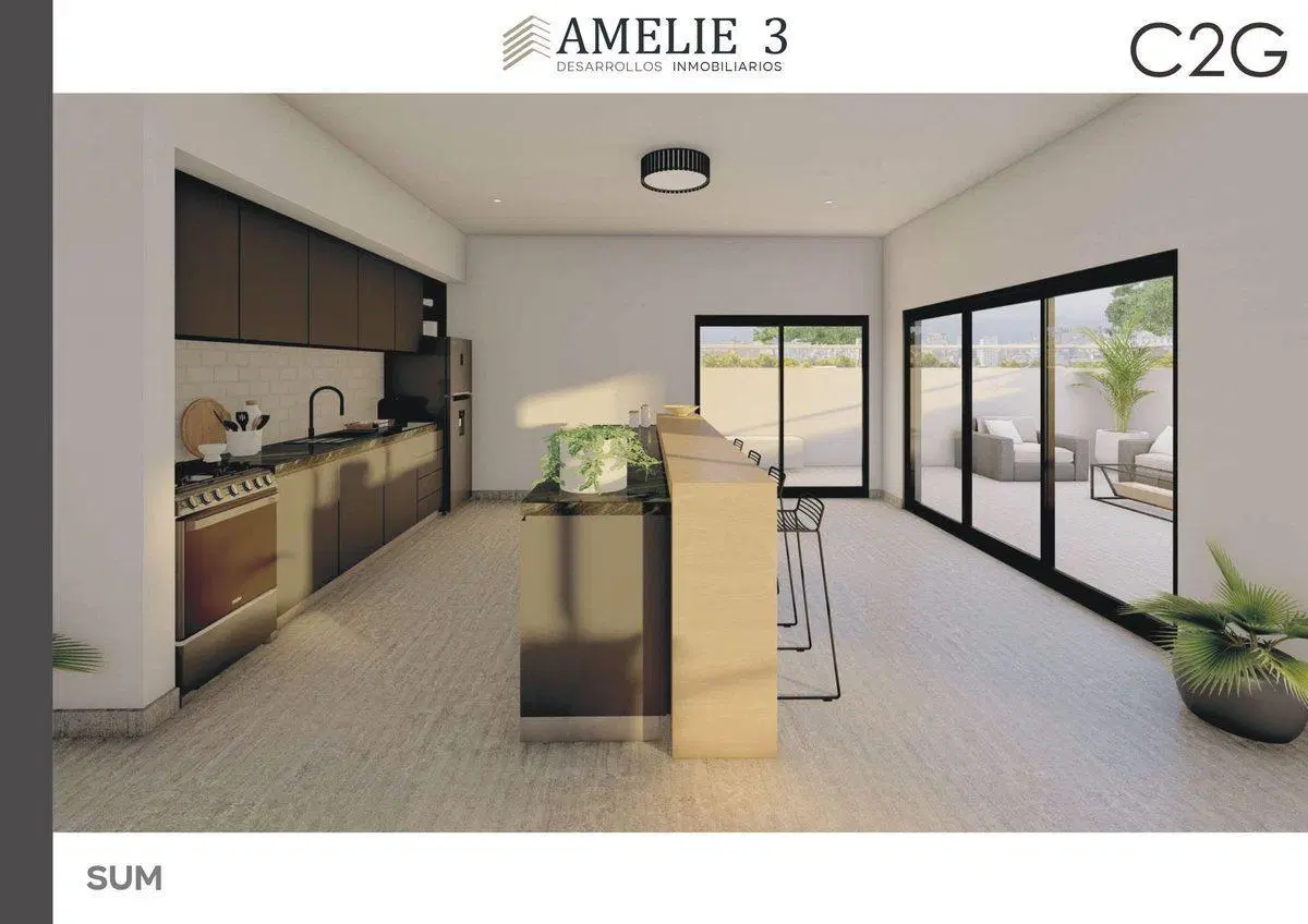 VENTA DEPARTAMENTO 2AMBIENTES BALCON MERLO POZO 8