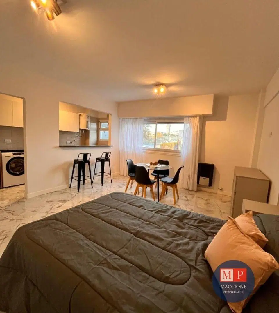 ALQUILER DEPARTAMENTO 1 AMBIENTE - AMOBLADO Y A ESTRENAR! 12 MESES. 4
