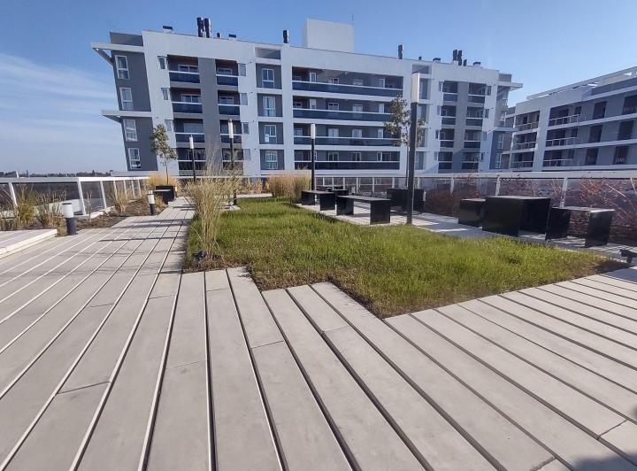 Departamento en alquiler zona Chateau 1 dormitorio con cochera 1