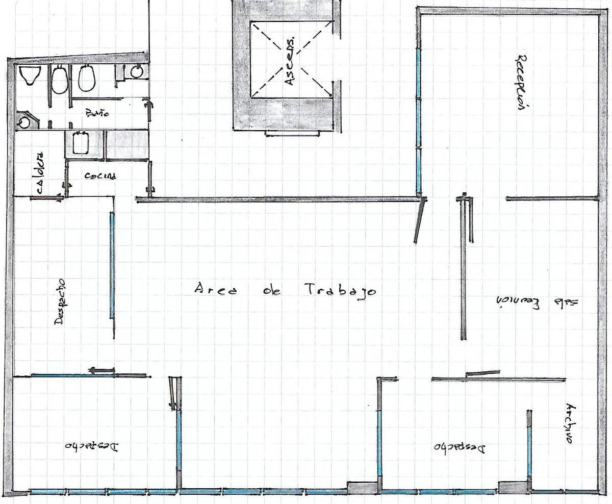 Sarmiento Y Dgonal. Norte ¡¡excelente Oficina!!! Cfte 133m2 Recep.+a-trab.+3 Despach.+sala Reun. Bañ