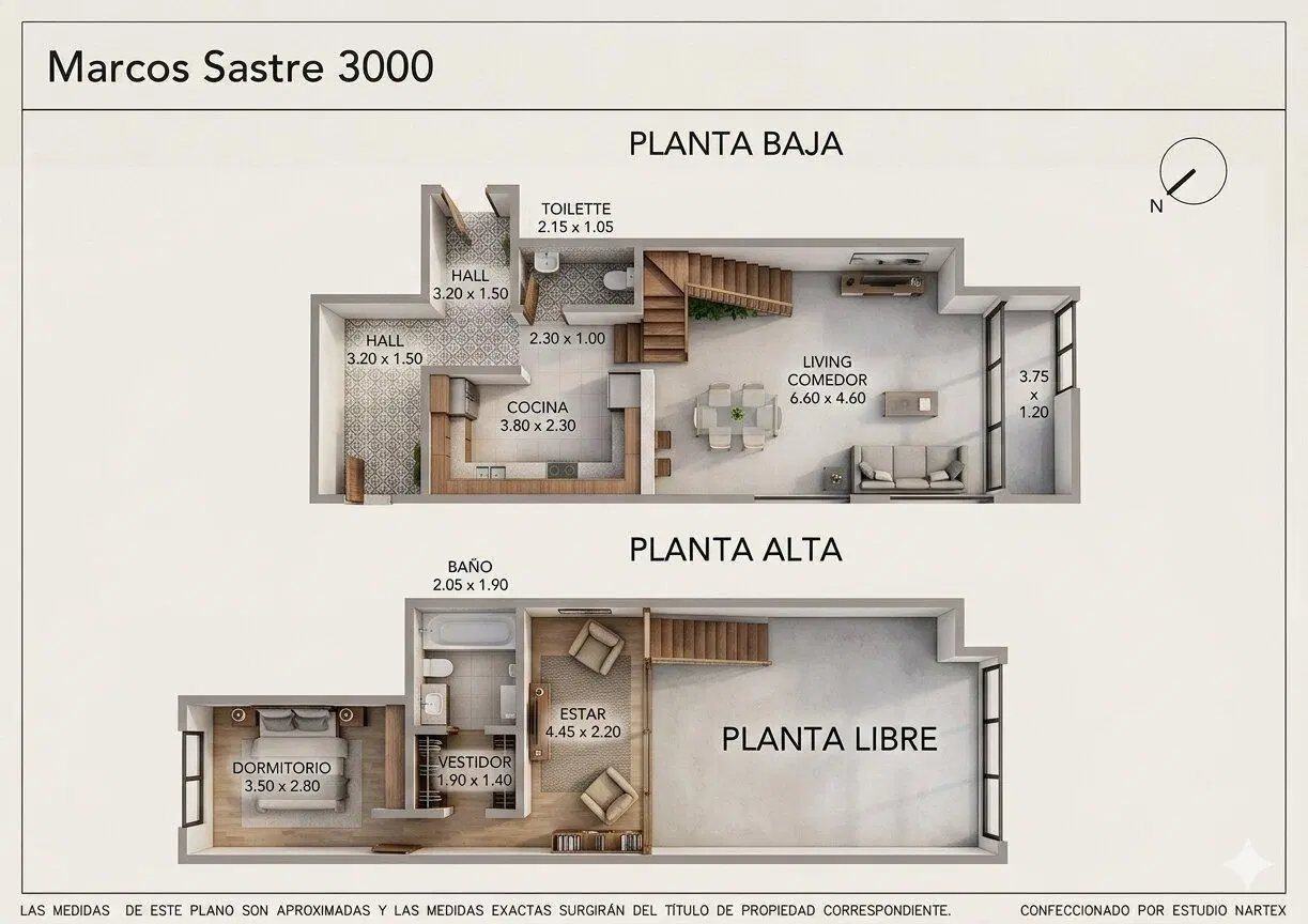 Venta departamento 2 ambientes+escritorio+cochera en Villa Del Parque 3