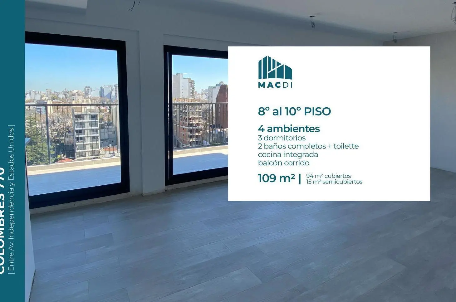 Excelente Departamento 4 ambientes a estrenar en Venta en Boedo 2