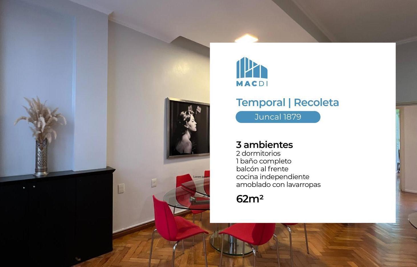 Foto de Excelente Dpto. 3 ambientes en Alquiler Temporal totalmente equipado., imagen 3
