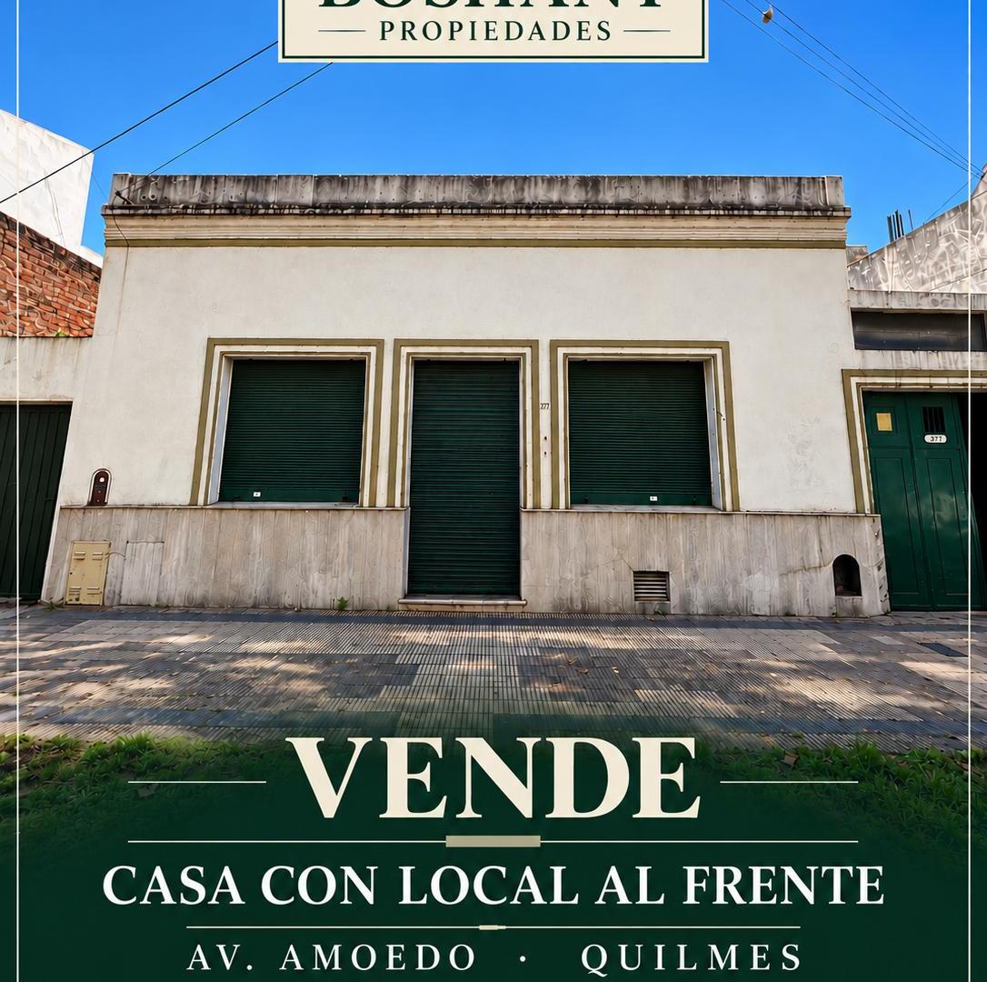 Foto de CASA CON LOCAL AL FRENTE. AV. AMOEDO. QUILMES, imagen 1