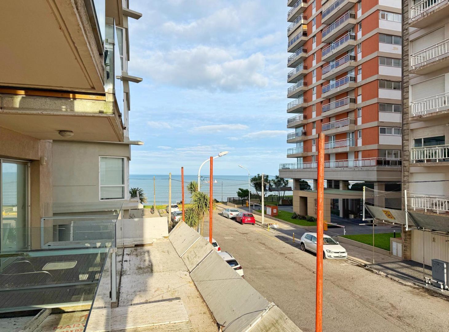 Semipiso 2 ambientes con vista al mar y cochera · Playa Grande