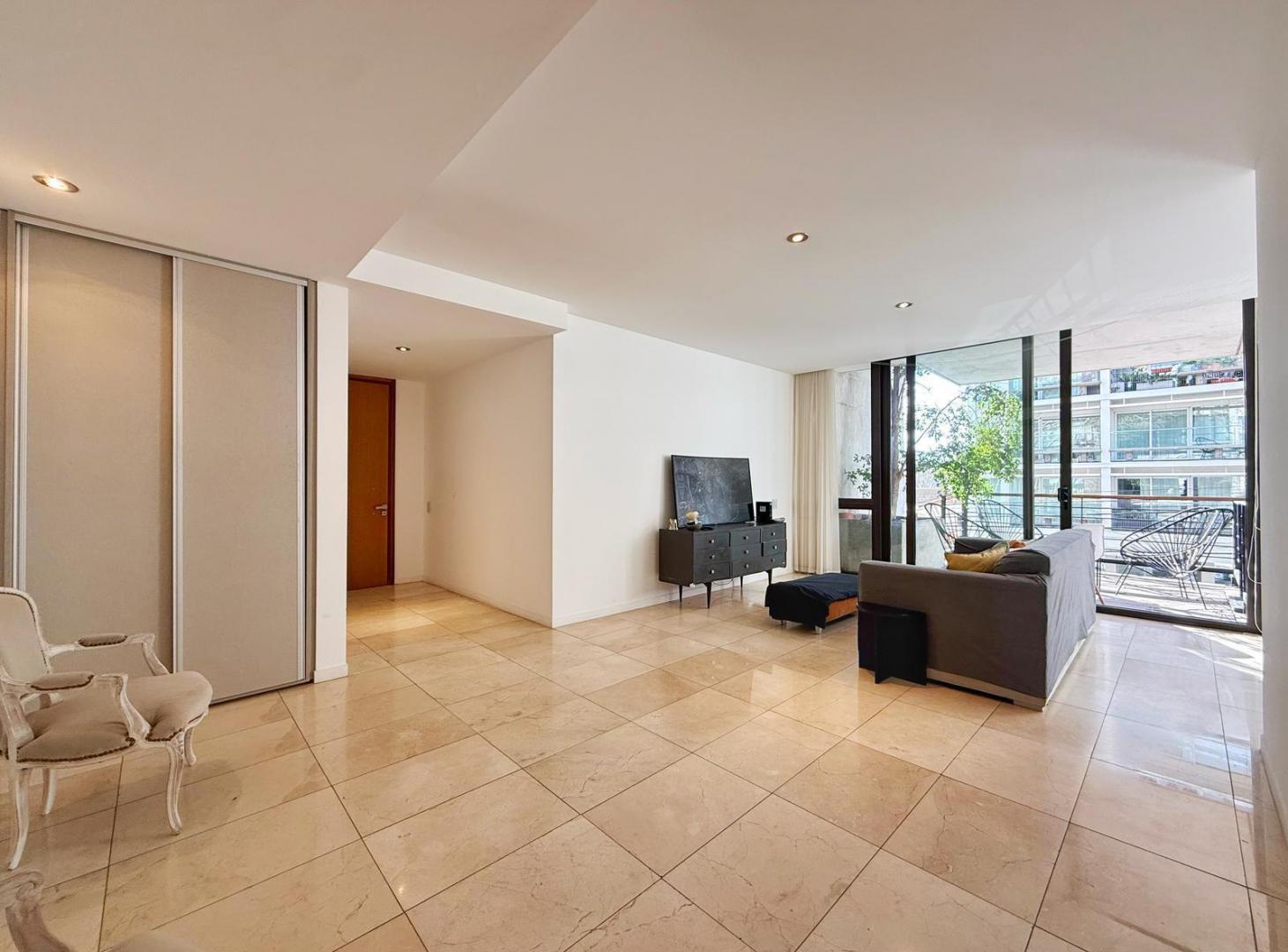 Foto de Departamento 3 ambientes con patio con parrilla · Guemes, imagen 1