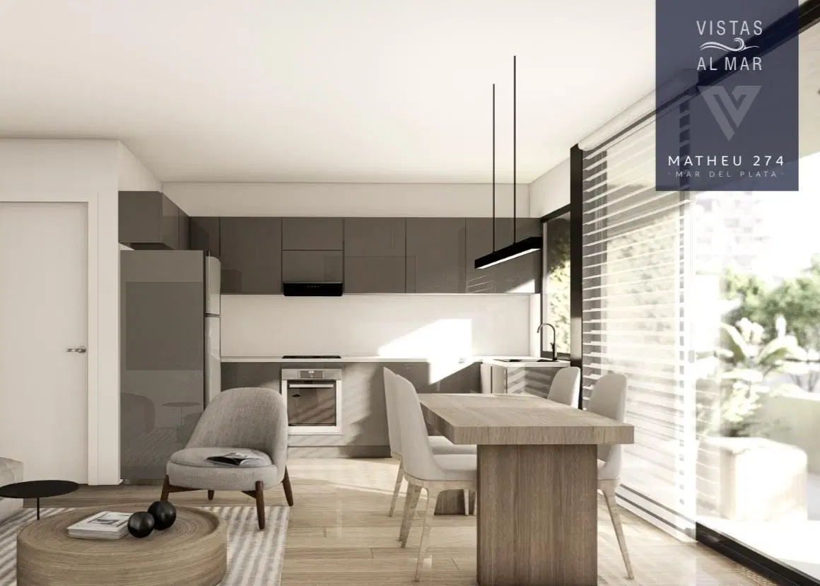 Departamento 2 ambientes en pozo · Playa Grande 2