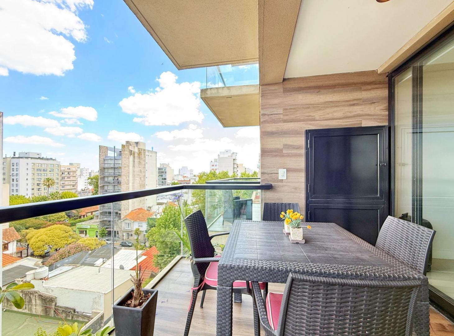 Foto de Semipiso 4 ambientes con balcón terraza con parrilla y cochera · Plaza, imagen 1